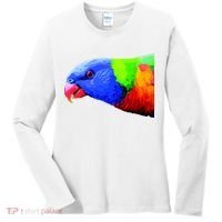 Cool Parrot Bird Funny Side Action Women's Long Sleeve Shirt thumb 0