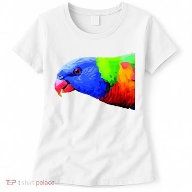 Cool Parrot Bird Funny Side Action Women's T-Shirt
