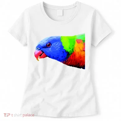 Cool Parrot Bird Funny Side Action Women's T-Shirt