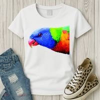 Cool Parrot Bird Funny Side Action Women's T-Shirt thumb 3