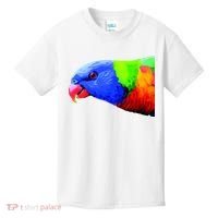 Cool Parrot Bird Funny Side Action Kids T-Shirt thumb 0