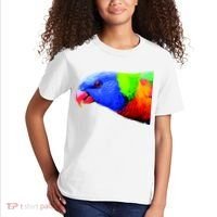 Cool Parrot Bird Funny Side Action Kids T-Shirt thumb 2