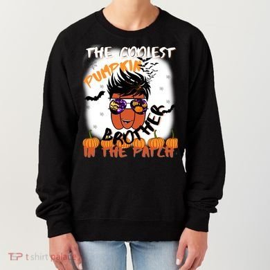 Coolest Pumpkin Brother In The Patch Halloween Gift Women's Sweatshirt