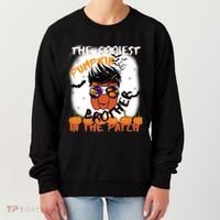 Coolest Pumpkin Brother In The Patch Halloween Gift Women's Sweatshirt thumb 0