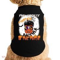 Coolest Pumpkin Brother In The Patch Halloween Gift Doggie Tank thumb 0