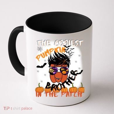 Coolest Pumpkin Brother In The Patch Halloween Gift Coffee Mug