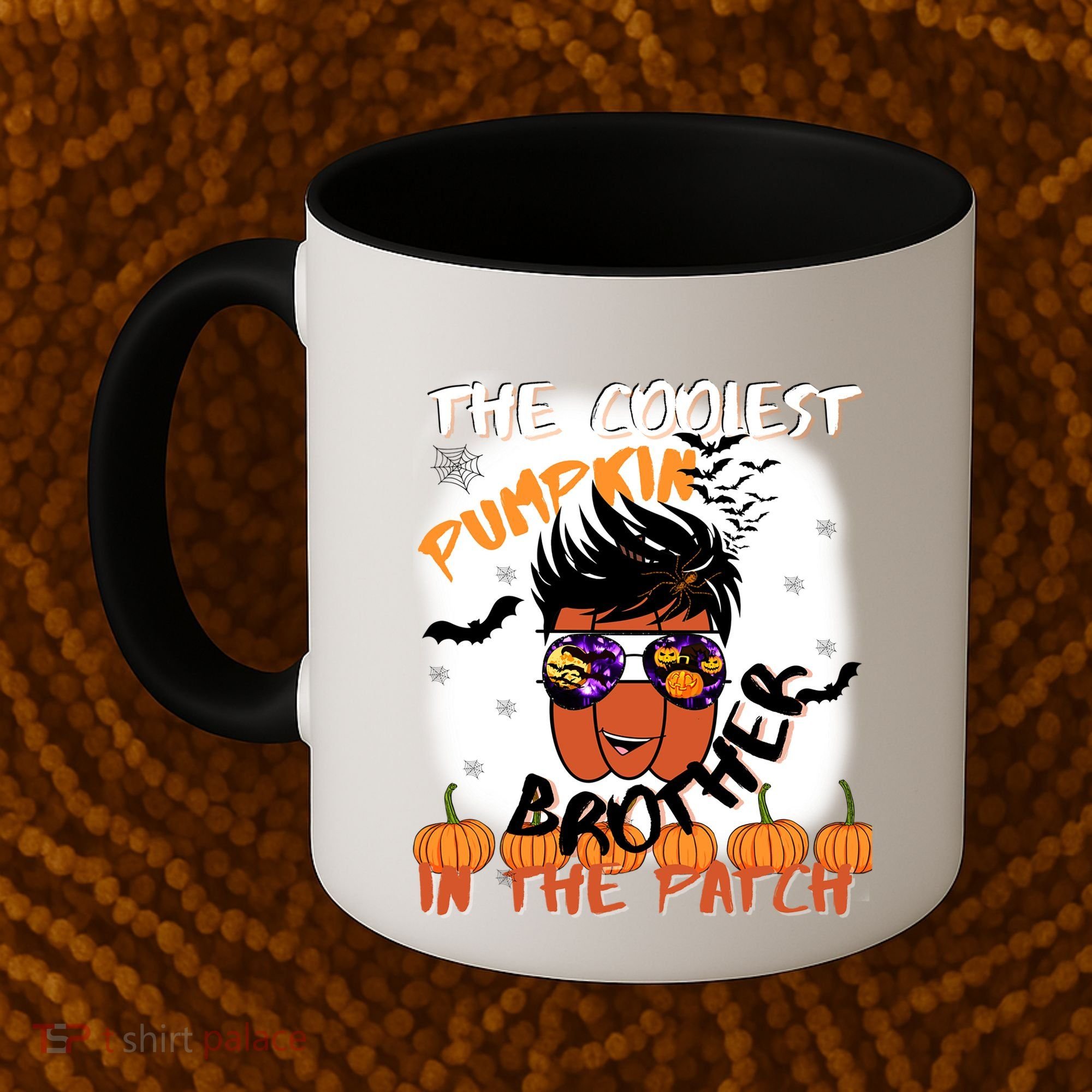 Coolest Pumpkin Brother In The Patch Halloween Gift Coffee Mug