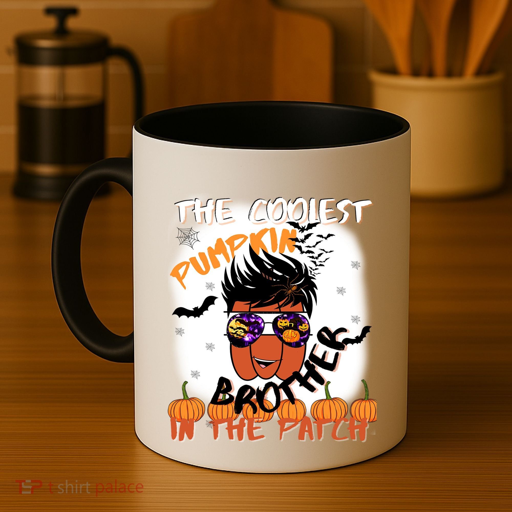 Coolest Pumpkin Brother In The Patch Halloween Gift Coffee Mug