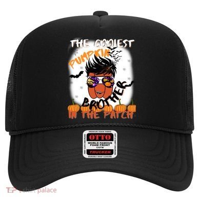 Coolest Pumpkin Brother In The Patch Halloween Gift Hat