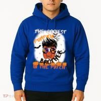 Coolest Pumpkin Brother In The Patch Halloween Gift Hoodie thumb 2
