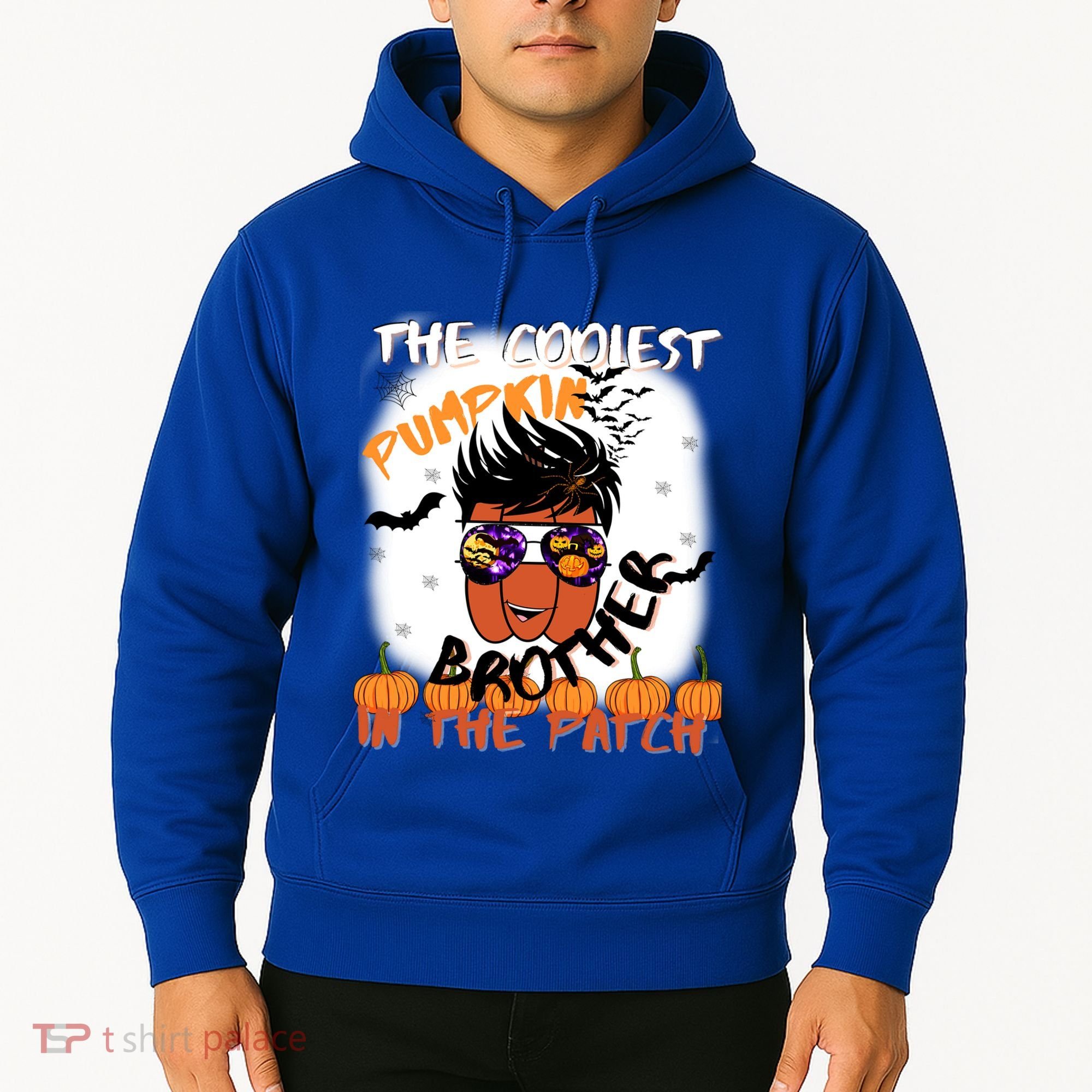 Coolest Pumpkin Brother In The Patch Halloween Gift Hoodie