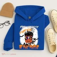 Coolest Pumpkin Brother In The Patch Halloween Gift Hoodie thumb 4