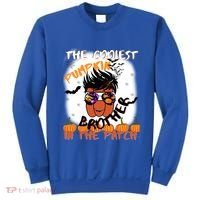 Coolest Pumpkin Brother In The Patch Halloween Gift Sweatshirt thumb 0