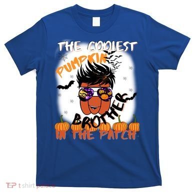 Coolest Pumpkin Brother In The Patch Halloween Gift T-Shirt