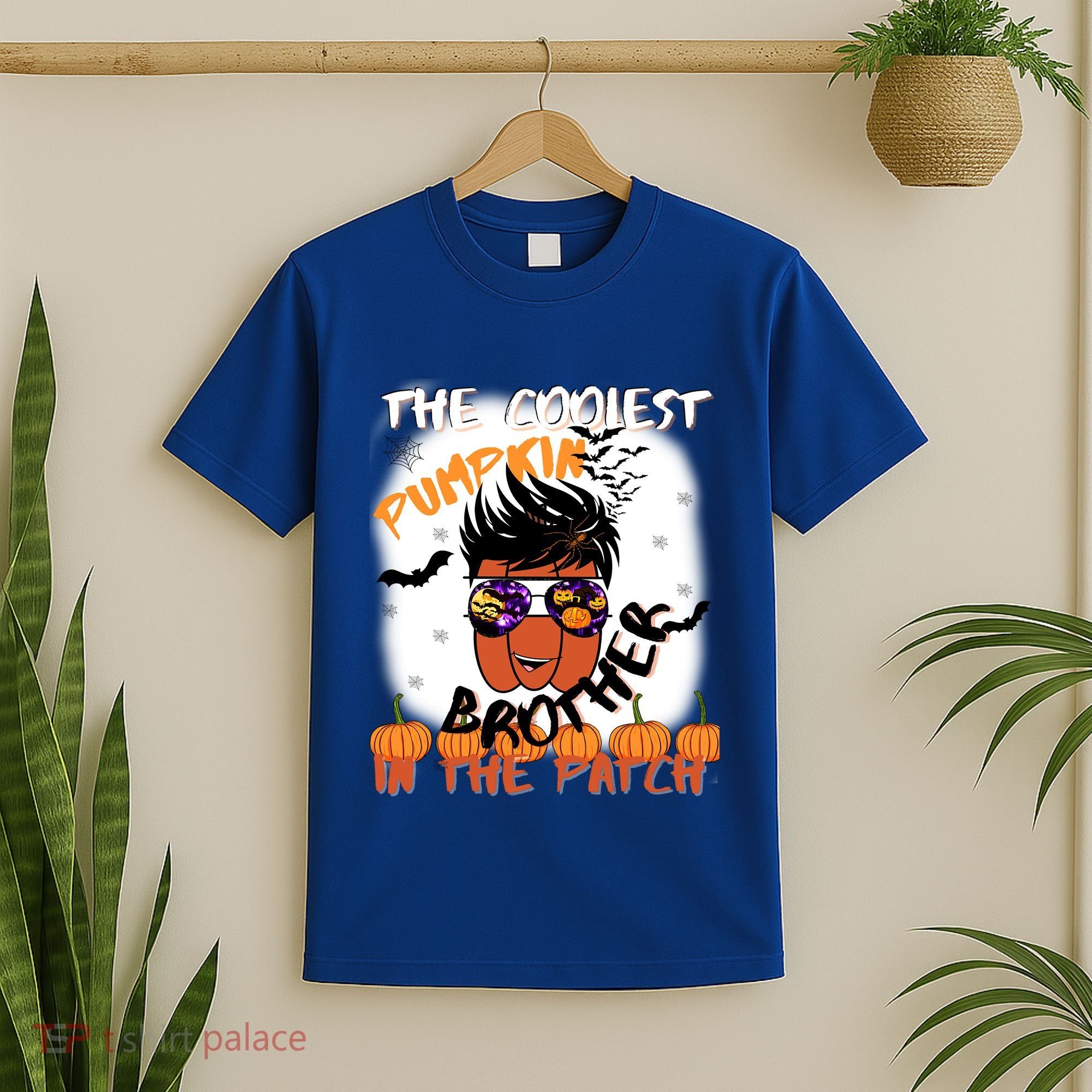 Coolest Pumpkin Brother In The Patch Halloween Gift T-Shirt