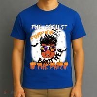 Coolest Pumpkin Brother In The Patch Halloween Gift T-Shirt thumb 3
