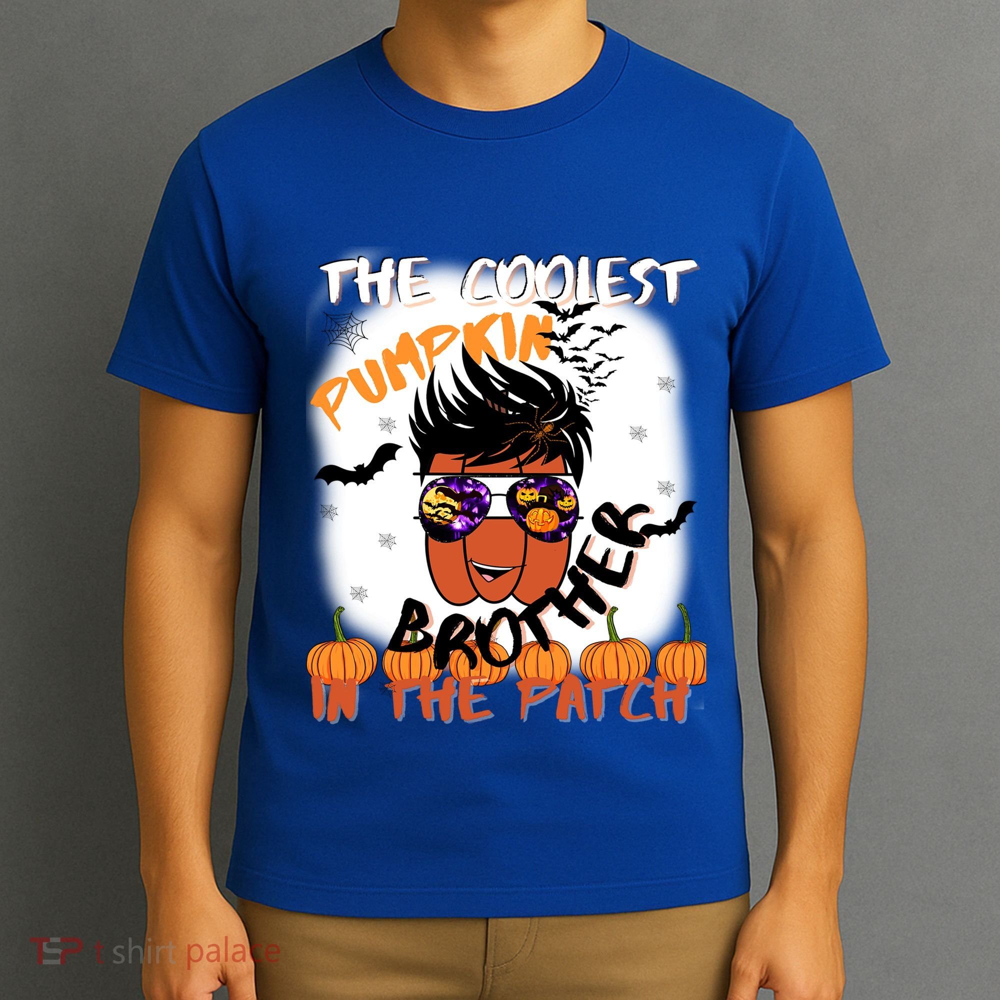 Coolest Pumpkin Brother In The Patch Halloween Gift T-Shirt