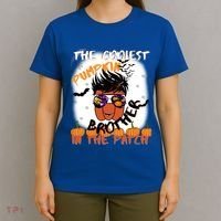 Coolest Pumpkin Brother In The Patch Halloween Gift T-Shirt thumb 4
