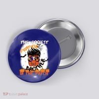 Coolest Pumpkin Brother In The Patch Halloween Gift Button thumb 0