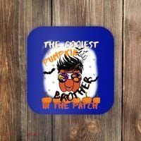 Coolest Pumpkin Brother In The Patch Halloween Gift Coaster thumb 0