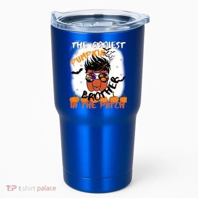 Coolest Pumpkin Brother In The Patch Halloween Gift Tumbler