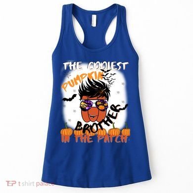 Coolest Pumpkin Brother In The Patch Halloween Gift Women's Tank Top