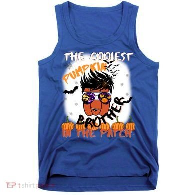 Coolest Pumpkin Brother In The Patch Halloween Gift Tank Top