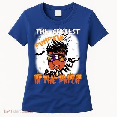 Coolest Pumpkin Brother In The Patch Halloween Gift Women's T-Shirt