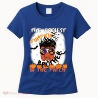 Coolest Pumpkin Brother In The Patch Halloween Gift Women's T-Shirt thumb 0