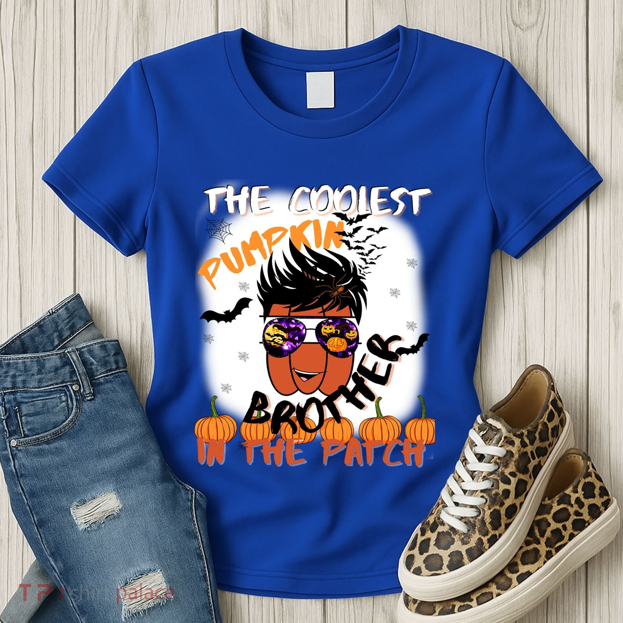 Coolest Pumpkin Brother In The Patch Halloween Gift Women's T-Shirt