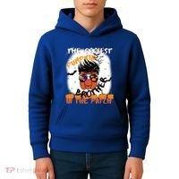 Coolest Pumpkin Brother In The Patch Halloween Gift Kids Hoodie thumb 4
