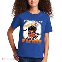 Coolest Pumpkin Brother In The Patch Halloween Gift Kids T-Shirt thumb 2