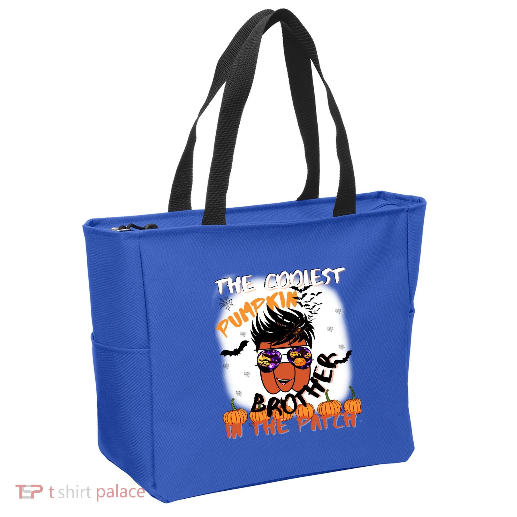 Coolest Pumpkin Brother In The Patch Halloween Gift Tote Bag