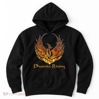 Cool Phoenix Bird Rising Hoodie thumb 0