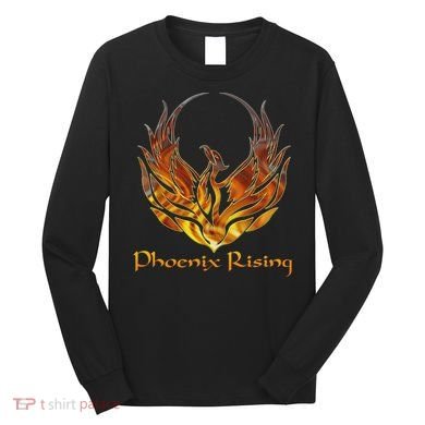 Cool Phoenix Bird Rising Long Sleeve Shirt