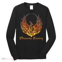Cool Phoenix Bird Rising Long Sleeve Shirt thumb 0