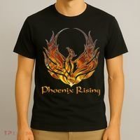 Cool Phoenix Bird Rising T-Shirt thumb 3