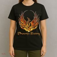 Cool Phoenix Bird Rising T-Shirt thumb 4