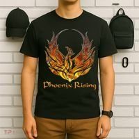 Cool Phoenix Bird Rising T-Shirt thumb 6