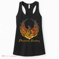 Cool Phoenix Bird Rising Women's Tank Top thumb 0