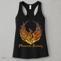 Cool Phoenix Bird Rising Women's Tank Top thumb 3