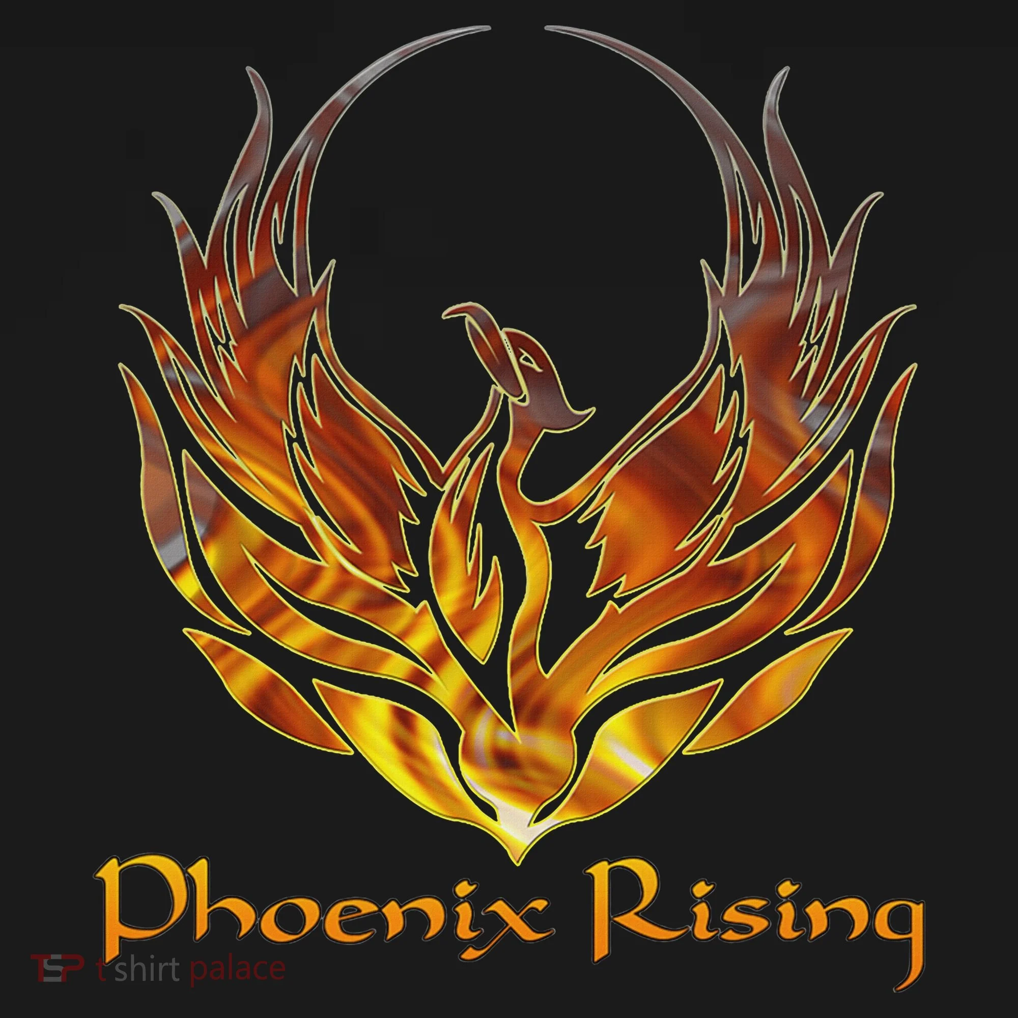 Cool Phoenix Bird Rising Toddler Hoodie
