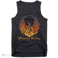 Cool Phoenix Bird Rising Tank Top thumb 0