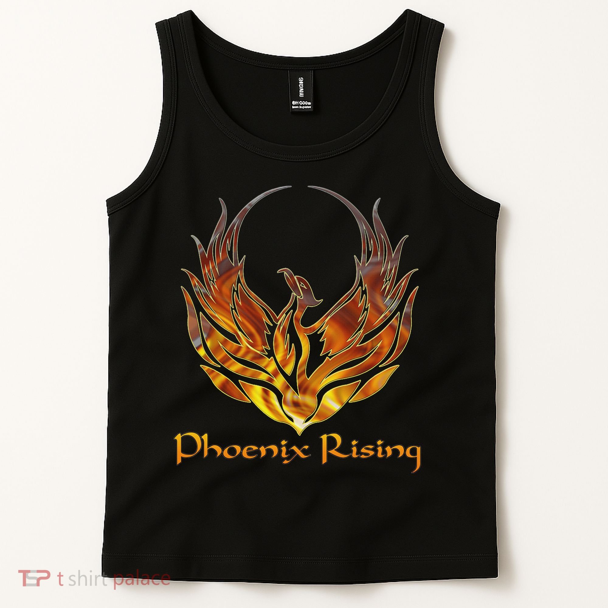 Cool Phoenix Bird Rising Tank Top