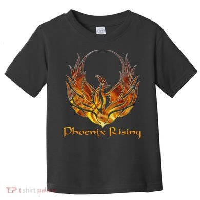 Cool Phoenix Bird Rising Toddler T-Shirt