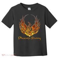 Cool Phoenix Bird Rising Toddler T-Shirt thumb 0