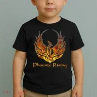 Cool Phoenix Bird Rising Toddler T-Shirt thumb 2