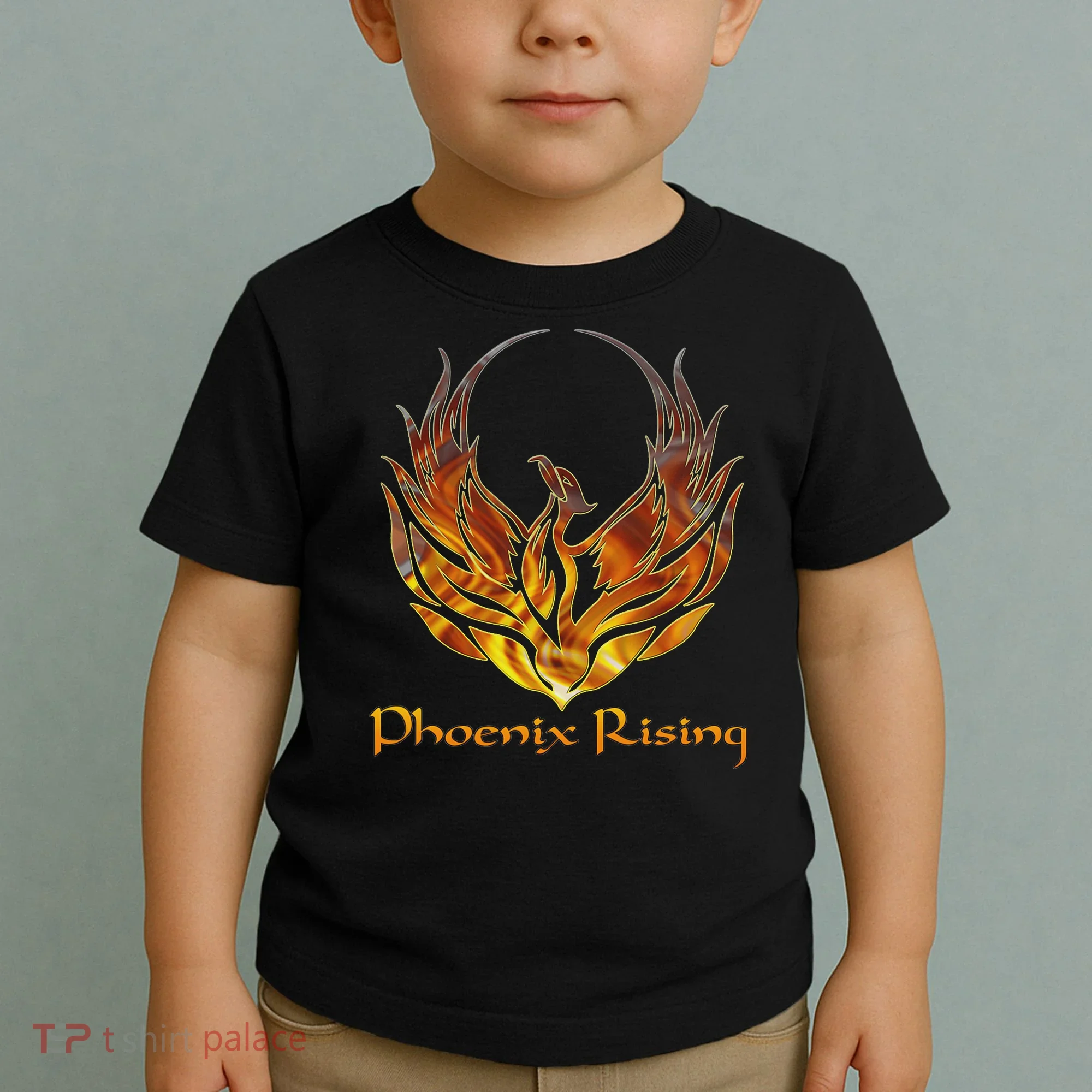 Cool Phoenix Bird Rising Toddler T-Shirt