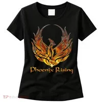 Cool Phoenix Bird Rising Women's T-Shirt thumb 0