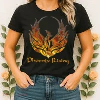 Cool Phoenix Bird Rising Women's T-Shirt thumb 2